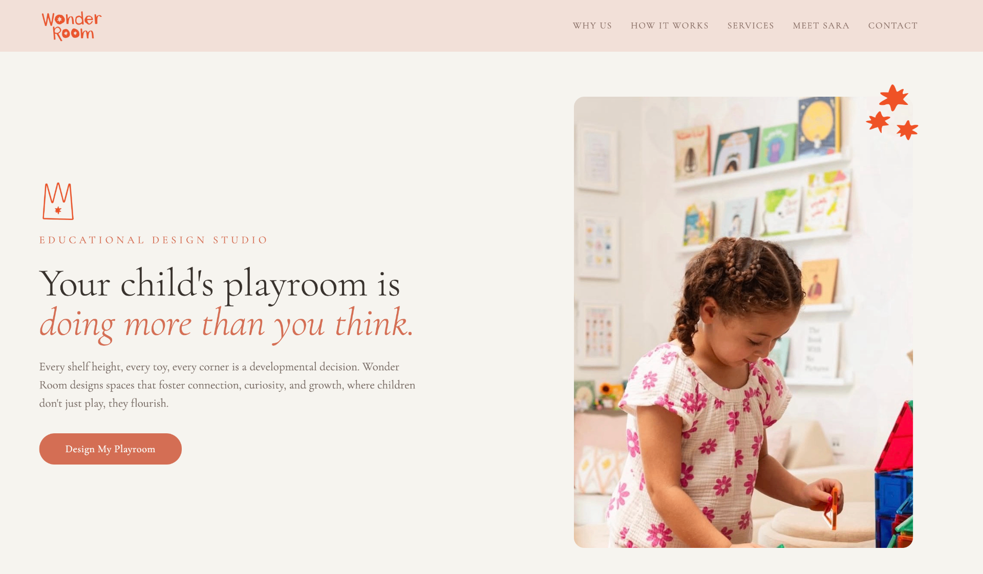 Wonder Rooms website